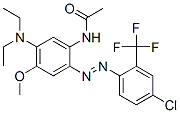 CAS 登录号：70714-84-0， N-(2-((4-氯-2-(三氟甲基)苯基)偶氮)-5-(二乙基氨基)-4-甲氧基苯基)-乙酰胺