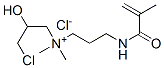 CAS 登录号：70729-70-3， N-(2-羟基-3-氯丙基)-N-(3-甲丙烯酰胺基丙基)-N,N-二甲基氯化铵
