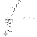 CAS 登录号：70776-16-8， 三钠2-羟基-3-{[1-({1-[(3-甲基庚基)氧基]-3-磺酸-2-丙基}氧基)-3-磺酸-2-丙基]氧基}-1-丙烷磺酸酯