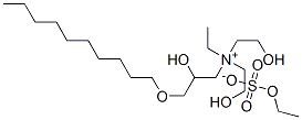 CAS#: 70776-71-5, (3-Decyloxy-2-Hydroxypropyl)Ethylbis(2-Hydroxyethyl)Ammonium Ethyl Sulphate