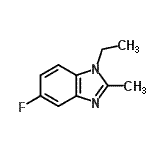 CAS#: 708-34-9, 1-Ethyl-5-fluoro-2-methyl-1H-benzimidazole