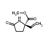 CAS 登录号：70805-06-0， 甲基5-氧代-2-乙烯基-L-脯氨酸酯