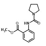 CAS 登录号：708241-16-1， 甲基2-[(1-吡咯烷基羰基)氨基]苯甲酸酯