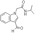 CAS 登录号：708284-70-2， 2-(3-甲酰基-1H-吲哚-1-基)-N-异丙基乙酰胺