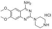 CAS 登录号：70843-11-7， 6,7-二甲氧基-2-哌嗪-1-基喹唑啉-4-胺盐酸盐