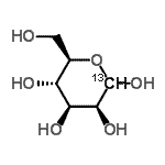 CAS#: 70849-31-9, D-(1-<sup>13</sup>C)Mannopyranose