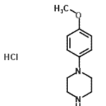 CAS 登录号：70849-64-8， 1-(4-甲氧基苯基)哌嗪-1-鎓氯化物