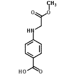 CAS 登录号：70857-08-8， 4-[(2-甲氧基-2-氧代乙基)氨基]苯甲酸