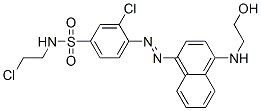 CAS#: 70865-33-7, 3-Chloro-N-(2-Chloroethyl)-4-[[4-[(2-Hydroxyethyl)Amino]-1-Naphthyl]Azo]Benzenesulphonamide