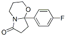 CAS 登录号：7088-21-3， 8a-(4-氟苯基)-3,4,8,8a-四氢-2H-吡咯并[2,1-b][1,3]恶嗪-6(7H)-酮