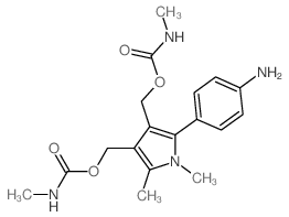 CAS#: 70889-31-5, 2- (4-Aminophenyl)-1,5-Dimethyl-1H-Pyrrole-3,4-Dimethanol Bis(Methylcarbamate) (Ester)
