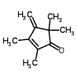 CAS#: 709026-13-1, 2,3,5,5-Tetramethyl-4-methylene-2-cyclopenten-1-one