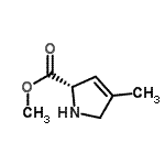 CAS#: 709610-26-4, Methyl (2S)-4-methyl-2,5-dihydro-1H-pyrrole-2-carboxylate