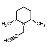 CAS#: 709665-36-1, (2R,6S)-2,6-Dimethyl-1-(2-propyn-1-yl)piperidine
