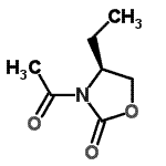 CAS 登录号：71005-79-3， (4S)-3-乙酰基-4-乙基-1,3-恶唑烷-2-酮