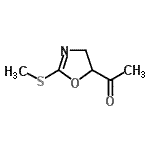 CAS 登录号：71071-72-2， 1-[2-(甲硫基)-4,5-二氢-1,3-恶唑-5-基]乙酮