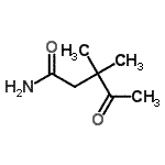 CAS#: 71081-65-7, 3,3-Dimethyl-4-oxopentanamide