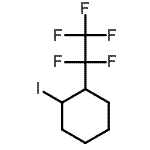 CAS 登录号：711-17-1， 1-碘-2-(五氟乙基)环己烷
