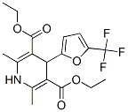 CAS#: 71160-09-3, 1,4-Dihydro-2,6-Dimethyl-4-(5-Trifluoromethyl-2-Furyl)-3,5-Pyridinedicarboxylic Acid Diethyl Ester