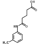 CAS#: 71195-70-5, 5-[(3-Methylphenyl)amino]-5-oxopentanoic acid