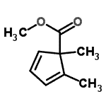 CAS 登录号：71215-52-6， 甲基1,2-二甲基-2,4-环戊二烯-1-羧酸酯