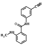 CAS#: 712309-25-6, N-(3-Cyanophenyl)-2-(methylamino)benzamide