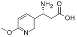 CAS 登录号：712321-46-5， (R)-3-氨基-3-(6-甲氧基-3-吡啶基)-丙酸