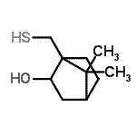 CAS#: 71242-59-6, 7,7-Dimethyl-1-(sulfanylmethyl)bicyclo[2.2.1]heptan-2-ol
