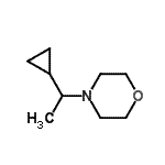 CAS 登录号：71298-95-8， 4-(1-环丙基乙基)吗啉