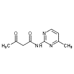 CAS 登录号：713-70-2， N-(4-甲基-2-嘧啶基)-3-氧代丁酰胺