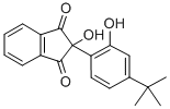 CAS#: 71313-35-4, 2-(4-(1,1-Dimethylethyl)-2-Hydroxyphenyl)-2-Hydroxy-1H-Indene-1,3(2H)-Dione