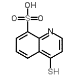 CAS#: 71330-94-4, 4-Sulfanyl-8-quinolinesulfonic acid