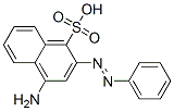 CAS 登录号：71412-01-6， 4-氨基(苯基偶氮)萘-1-磺酸