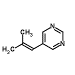 CAS#: 71418-86-5, 5-(2-Methyl-1-propen-1-yl)pyrimidine