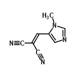CAS 登录号：714199-32-3， [(1-甲基-1H-咪唑-5-基)亚甲基]丙二腈