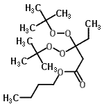 CAS 登录号：71436-84-5， 丁基3,3-二[(2-甲基-2-丙基)过氧]戊酸酯