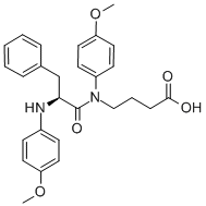 CAS 登录号：71455-81-7， N-(N-(对甲氧基苯甲酰基)苯丙氨酰)-4-(对甲氧苯胺基)丁酸