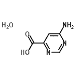 CAS#: 7146-87-4, 6-Amino-4-pyrimidinecarboxylic acid hydrate (1:1)