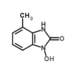 CAS 登录号：71468-11-6， 1-羟基-4-甲基-1,3-二氢-2H-苯并咪唑-2-酮
