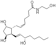 CAS#: 714966-38-8, (5Z,9alpha,11beta,13E,15S)-9,11,15-Trihydroxy-N-(2-hydroxyethyl)prosta-5,13-dien-1-amide