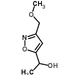 CAS#: 71502-39-1, 1-[3-(Methoxymethyl)-1,2-oxazol-5-yl]ethanol