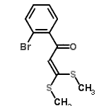 CAS 登录号：71504-00-2， 1-(2-溴苯基)-3,3-二(甲硫基)丙-2-烯-1-酮
