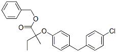 CAS 登录号：71548-99-7， 2-[4-[(4-氯苯基)甲基]苯氧基]-2-甲基-丁酸苄基酯