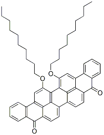 CAS 登录号：71550-33-9， 16,17-二(癸基氧基)蒽酮紫