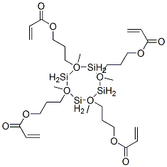CAS#: 71550-64-6, (2,4,6,8-Tetramethylcyclotetrasiloxane-2,4,6,8-Tetrayl)Tetrakis(Propane-1,3-Diyl) Tetraacrylate