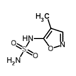 CAS#: 71565-71-4, N-(4-Methyl-1,2-oxazol-5-yl)sulfuric diamide