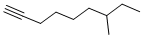 CAS 登录号：71566-65-9， 7-甲基-1-壬炔