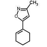 CAS 登录号：7157-78-0， 5-(1-环己烯-1-基)-3-甲基-1,2-恶唑