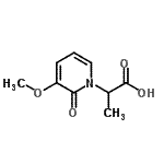 CAS#: 716362-20-8, 2-(3-Methoxy-2-oxo-1(2H)-pyridinyl)propanoic acid