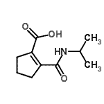 CAS#: 716362-55-9, 2-(Isopropylcarbamoyl)-1-cyclopentene-1-carboxylic acid
